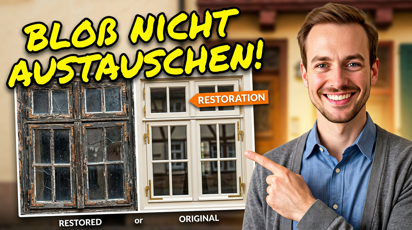 Originalfenster sanieren statt austauschen — was Sie damit wirklich gewinnen